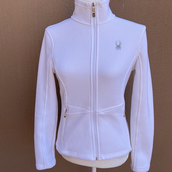 NEW! Spyder White Core Sweater/Jacket Size Small/Petite - Picture 7 of 16